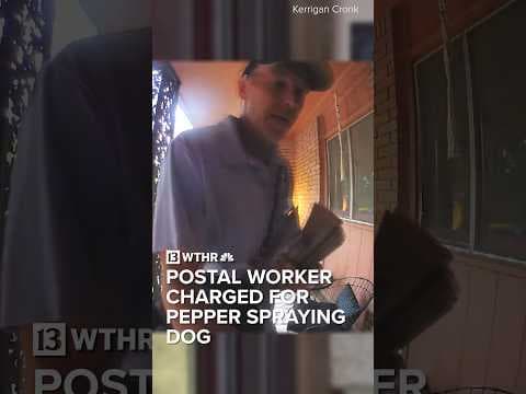 Postal worker charged after he said he “lost his s**t” and pepper sprayed dog through mail slot