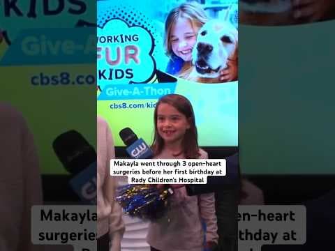 Makayla went through 3 open-heart surgeries before her first birthday at Rady Children’s Hospital