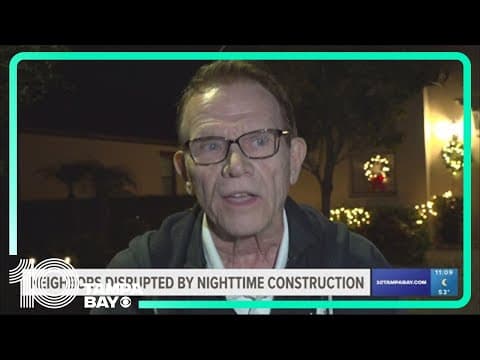 Neighbor looks for help after late-night construction causes sleepless nights