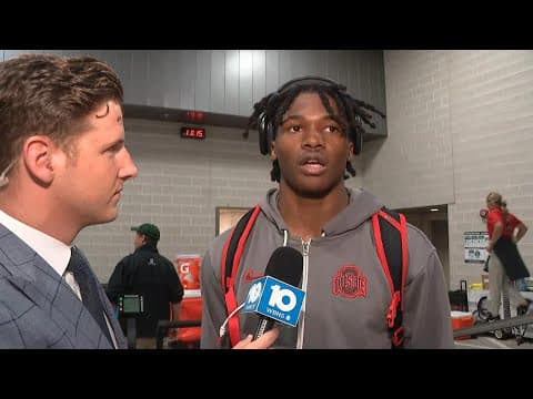 Jeremiah Smith postgame interview | Ohio State vs Michigan State