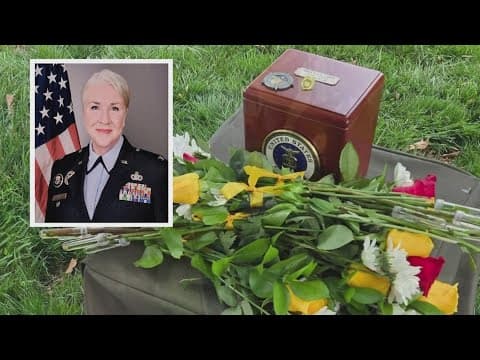 Air Force colonel buried at Arlington National Cemetery after 14-month legal battle