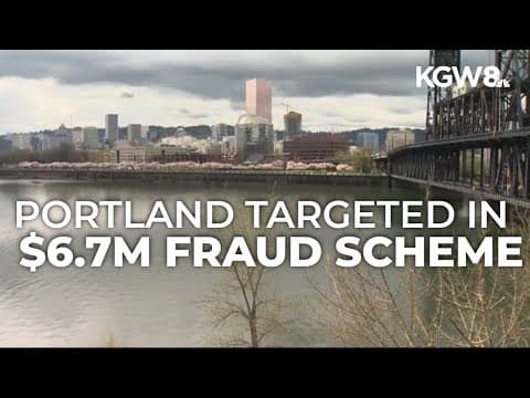 Portland defrauded out of $6.7M meant for long-delayed water filtration plant