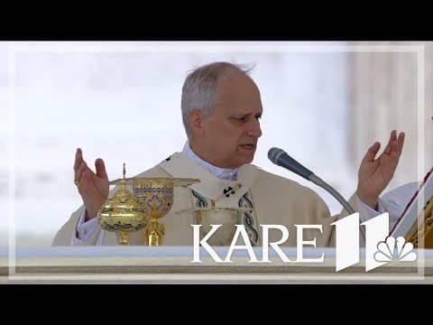 Pope Leo XIV calls for unity in inaugural mass