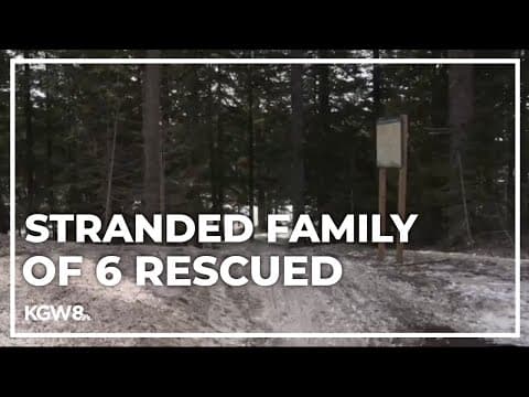 Clackamas County deputies rescue family lost overnight near Government Camp