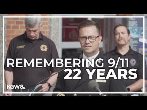 Portland firefighters honor first responders lost in 9/11 attacks