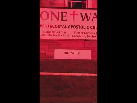 Man and woman arrested for allegedly starting fire that destroyed church building in Crawfordsville