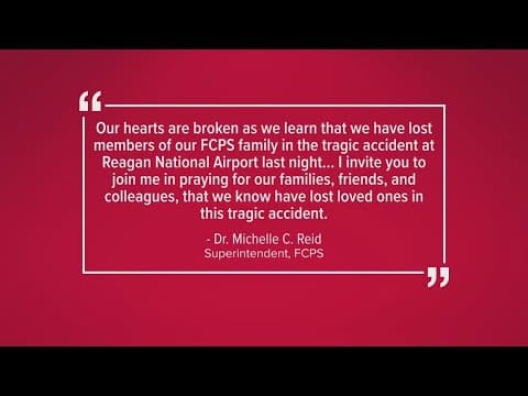 3 FCPS students, 6 parents among victims in midair helicopter-plane collision