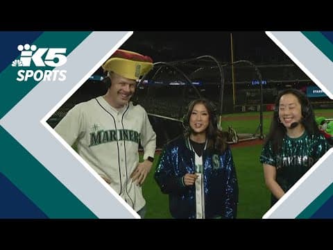Jake and Mimi highlight some of new merchandise available at Mariners games in 2025