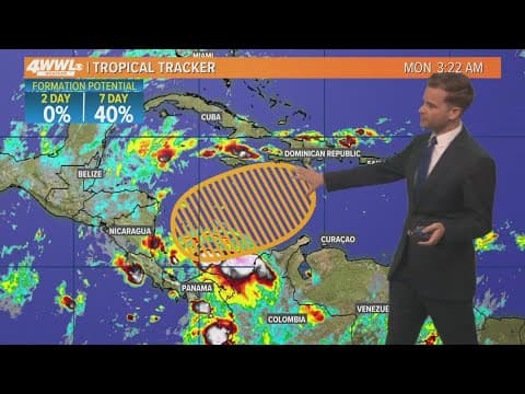 Monday 5 AM Tropical Update: Tropical development possible in Caribbean Sea