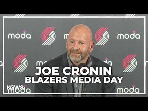 Joe Cronin, full interview | Trail Blazers media day 2024