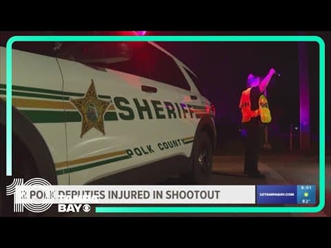 Two deputies hospitalized after being shot