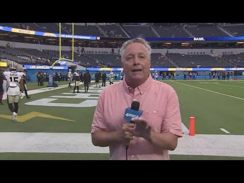 New Orleans Saints - Los Angeles Chargers play despite tropical storm and earthquake 50 miles away