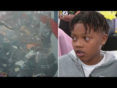 Celebration held for kid injured by car that rammed into Houston barbershop