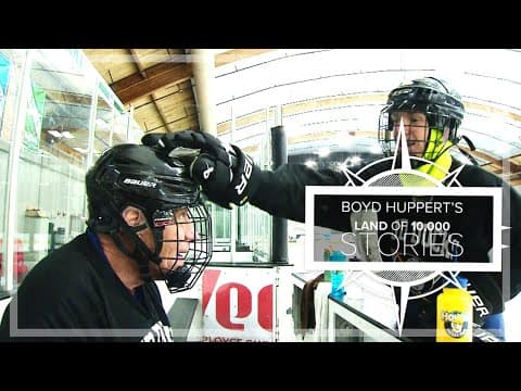 Young man with special needs played hockey alone, until 'old-timers' invited him to join their team