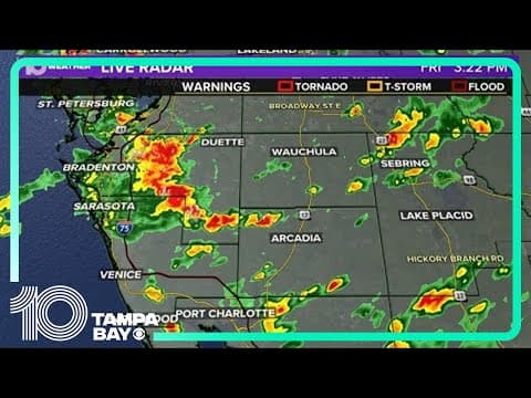 Afternoon showers expected across the Tampa Bay region
