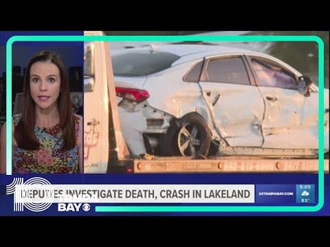 Police: Overnight crash becomes homicide investigation after driver shot and killed in Lakeland