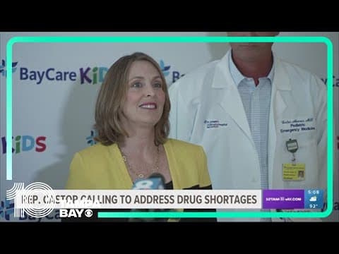 Florida Rep. Castor calling to address drug shortages