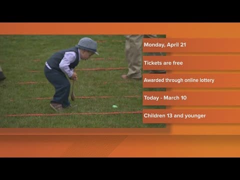 Lottery opens for White House Easter egg roll