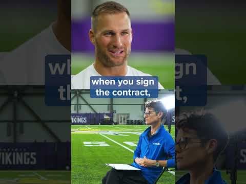 Is Vikings quarterback Kirk Cousins paid too much? He responds to the critics. #kare11 #shorts