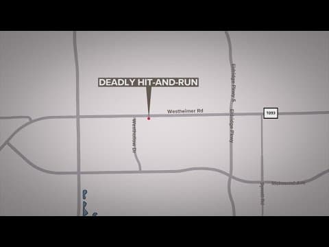Pedestrian killed in hit-and-run crash on Westheimer Road, Houston police say