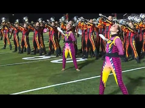 Aledo High School Marching Band halftime performance (October 4, 2024)