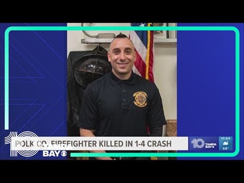 Polk County firefighter's car hydroplaned before deadly I-4 crash, sheriff's office says