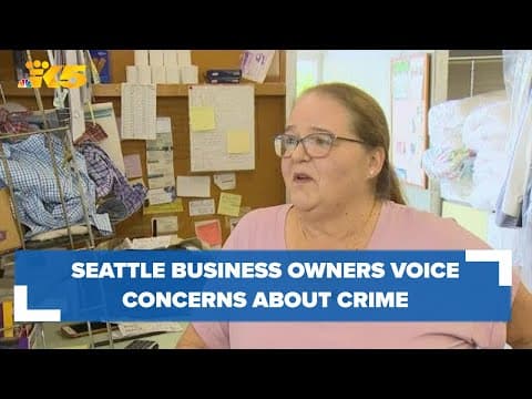North Seattle business owners say they're fed up with crime