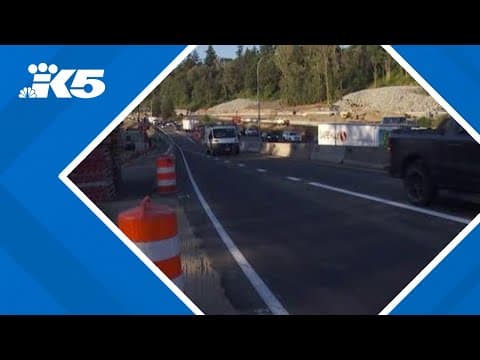 WSDOT asks for patience as construction continues from Seattle to Bellevue and beyond