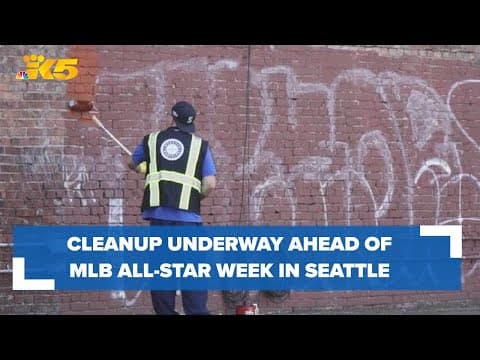 Community clean-up underway ahead of MLB All-Star Week