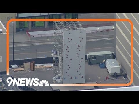 Climbing World Cup event transforming part of Denver's 16th Street