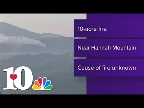 GSMNP: 10-acre wildfire reported near Hannah Mountain