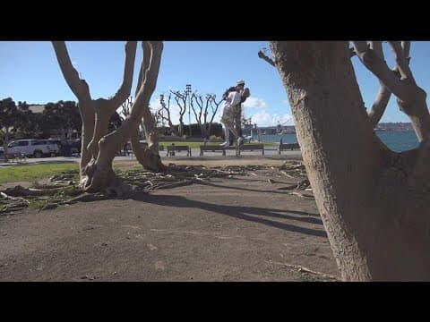 Couple says unsheltered person attacked husband in downtown San Diego