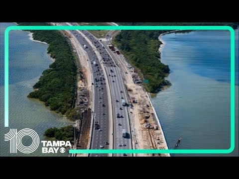 Howard Frankland Bridge seeing major delays for drivers heading to Pinellas County