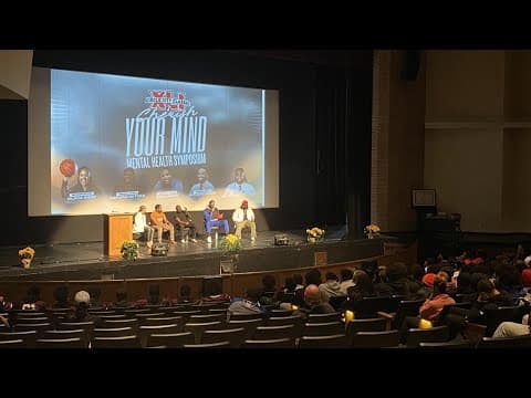 Former NFL, NBA players talk mental health with Indianapolis students