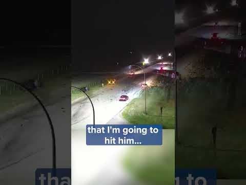 "I'm thankful I'm still here": Driver talks about surviving fiery crash with semi