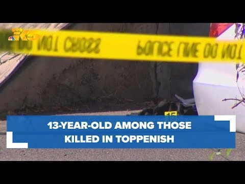 13-year-old among 3 killed in Toppenish shooting; shooter also dead