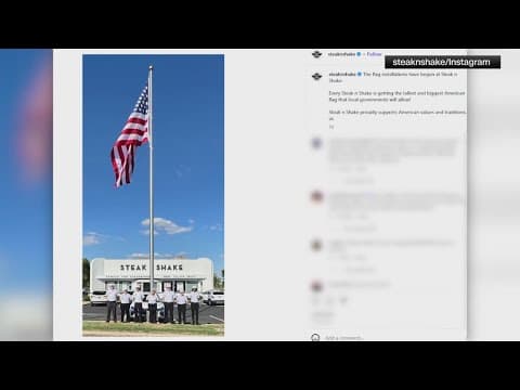 Steak 'n Shake to install 'tallest, biggest' US flags that local governments allow