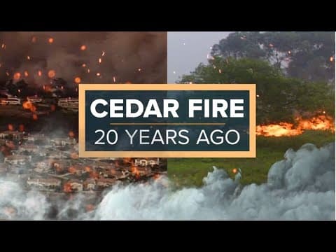 Cedar Fire 20 years later | Remembering the impact on San Diego County