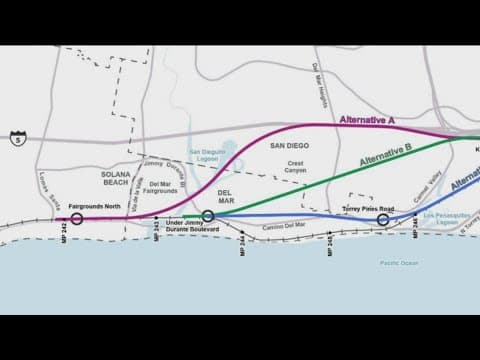 SANDAG asks for feedback on relocation of Del Mar train tracks