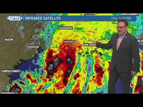 Weather Impact Alert: Invest 90-L continues to be a flood threat in New Orleans area