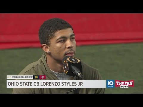 Lorenzo Styles pregame interview | Ohio State vs. Notre Dame in national championship