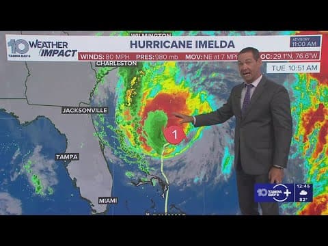 Tracking the Tropics: Hurricane Imelda forms in Atlantic as it curves away from US