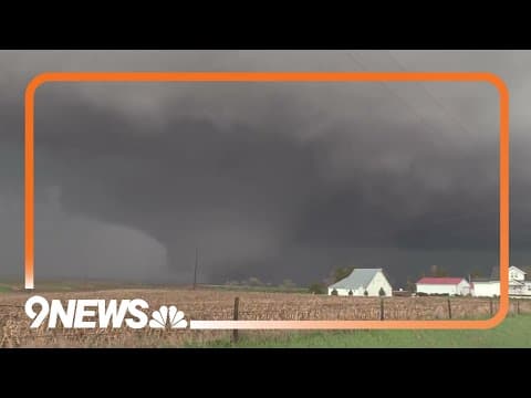 Tornado caught on camera in Pottawattamie County, Iowa