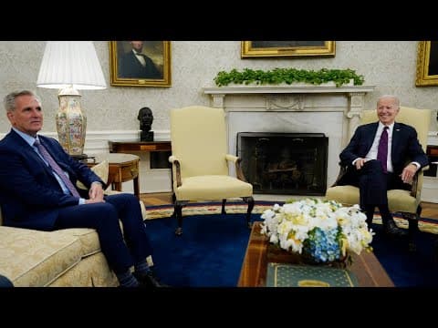 Biden, congressional leaders meet to avert default