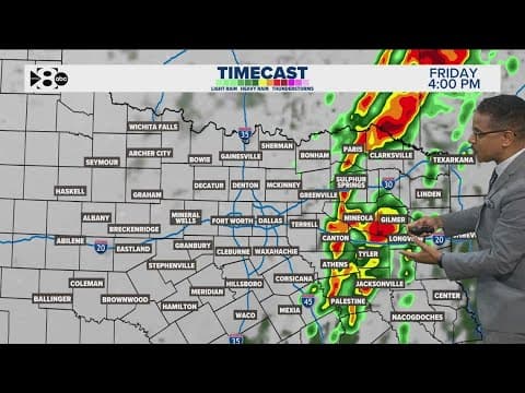 DFW Weather: Friday afternoon, weekend forecast for North Texas