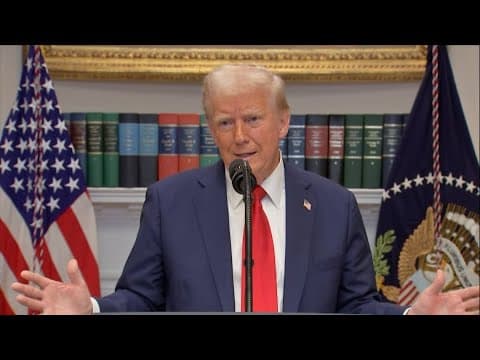 Donald Trump full speech on infrastructure, TikTok and immigration (Jan. 21, 2025)