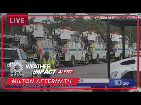 Milton updates in Sarasota, Florida