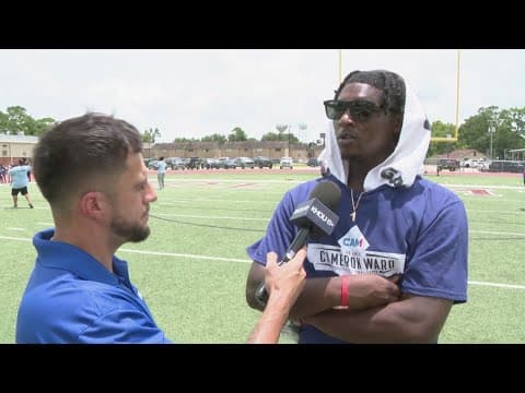 Cam Ward hosts youth camp in his hometown, talks Titans and rookie year