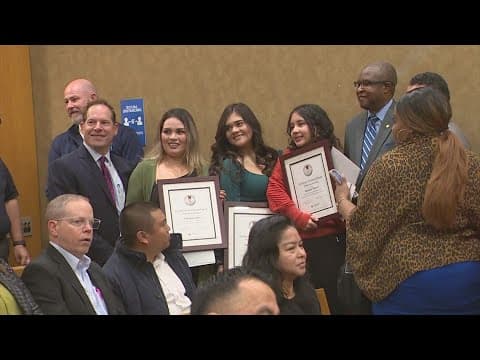 'We all did it' | Family honored for saving boy from drowning at community pool