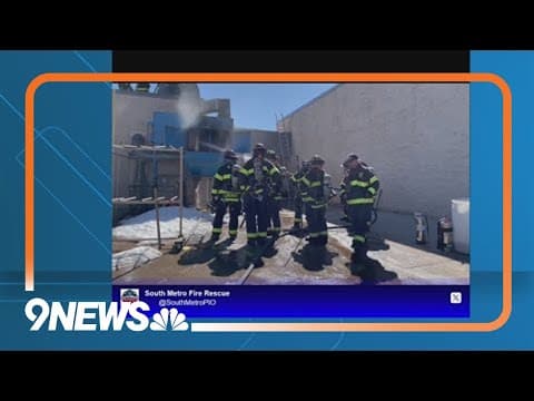 Columbine High School evacuated due to fire that injured 2 firefighters